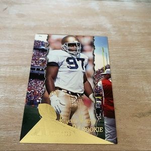 Bryant Young 94 Rookie 49ERS Pinnacle 1994